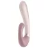 Satisfyer Heat Wave - vibromasseur chauffant connecté avec bras - beige