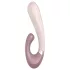Satisfyer Heat Wave - vibromasseur chauffant connecté avec bras - beige