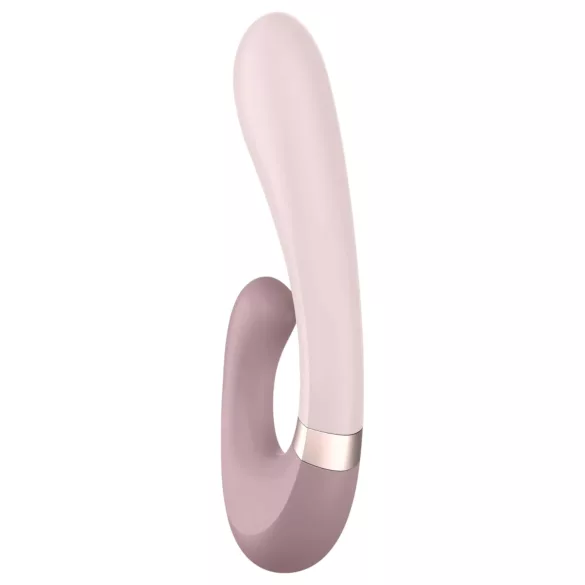 Satisfyer Heat Wave - vibromasseur chauffant connecté avec bras - beige