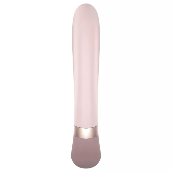 Satisfyer Heat Wave - vibromasseur chauffant connecté avec bras - beige