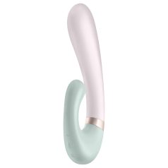   Satisfyer Heat Wave - vibromasseur chauffant connecté à bras - silicone menthe