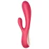 Satisfyer - Vibromasseur connecté étanche - silicone rouge