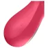 Satisfyer - Vibromasseur connecté étanche - silicone rouge