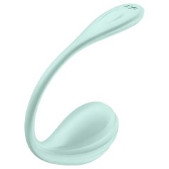   Satisfyer - œuf vibrant connecté - télécommande - silicone vert