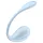 Satisfyer - œuf vibrant connecté - silicone lisse - bleu