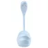 Satisfyer - œuf vibrant connecté - silicone lisse - bleu