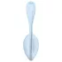 Satisfyer - œuf vibrant connecté - silicone lisse - bleu