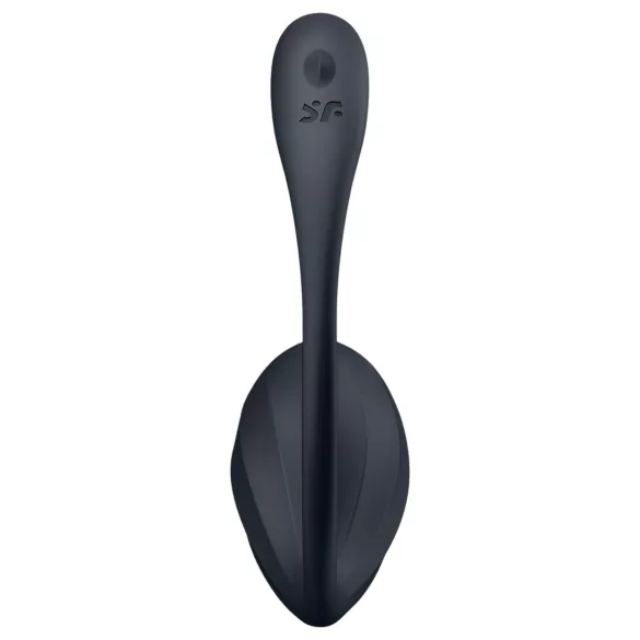 Satisfyer - œuf vibrant télécommandé - nervuré - noir