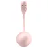 Satisfyer - oeuf vibrant télécommandé - rainuré - silicone rose
