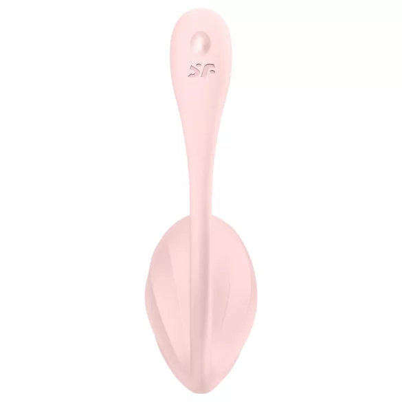 Satisfyer - oeuf vibrant télécommandé - rainuré - silicone rose