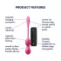 Satisfyer Love Birds 2 - Boule de geisha vibrante à commande par appli (rose)