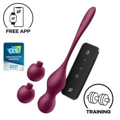   Satisfyer Love Birds Vary - Boules de geisha connectées modulables - rouge