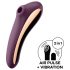 Satisfyer Dual Kiss - 2-en-1, vibromasseur vaginal et clitoridien (violet)