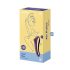 Satisfyer Dual Kiss - 2-en-1, vibromasseur vaginal et clitoridien (violet)