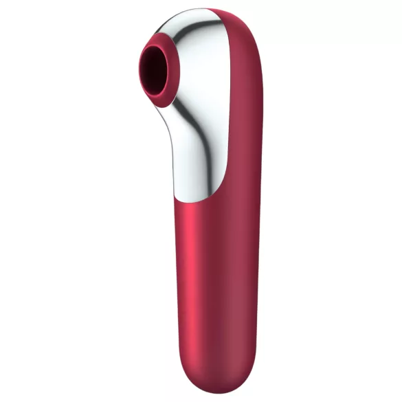 Satisfyer Dual Love - vibromasseur clitoridien et vaginal connecté - rouge
