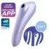 Satisfyer Dual Pleasure - stimulateur sucette et vibromasseur 2en1 - violet