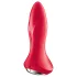 Satisfyer - Plug anal vibrant perlé - silicone rouge