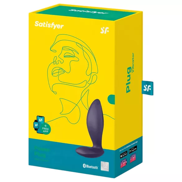 Satisfyer - plug anal vibrant connecté - silicone violet