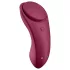 Satisfyer - vibromasseur de culotte connecté étanche - rouge