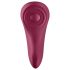 Satisfyer - vibromasseur de culotte connecté étanche - rouge