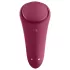 Satisfyer - vibromasseur de culotte connecté étanche - rouge