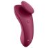 Satisfyer - vibromasseur de culotte connecté étanche - rouge
