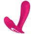 Satisfyer Top Secret - vibromasseur connecté double moteur - silicone rose