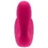 Satisfyer Top Secret - vibromasseur connecté double moteur - silicone rose