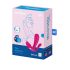 Satisfyer Top Secret Plus - vibromasseur intelligent à triple branches (rose)