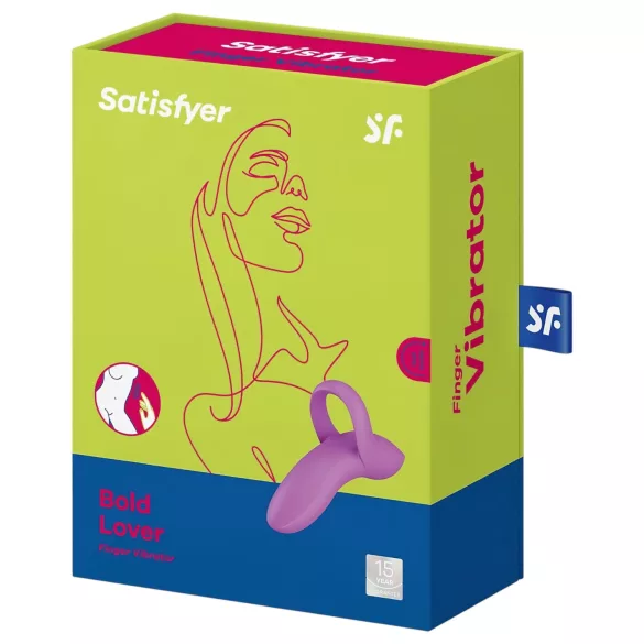 Satisfyer Bold Lover - vibromasseur doigt rechargeable étanche - rose