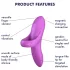 Satisfyer Bold Lover - vibromasseur doigt rechargeable étanche - rose