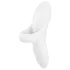 Satisfyer Bold Lover - stimulateur de doigt vibrant rechargeable étanche blanc