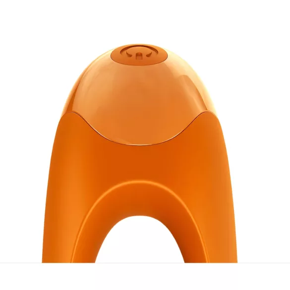Satisfyer Candy Cane - vibromasseur double étanche rechargeable - orange