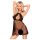 Penthouse Libido Boost - babydoll en dentelle et string (noir) - L/XL