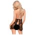 Penthouse Libido Boost - babydoll en dentelle et string (noir) - L/XL