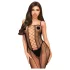 Penthouse Drop-Dead - combinaison résille ouverte - noir