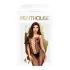 Penthouse Drop-Dead - combinaison résille ouverte - noir