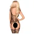 Penthouse Love Bud - ensemble résille ouvert en dentelle - noir