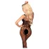 Penthouse Dirty Mind - combinaison résille ouverte - noir - XL