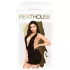 Penthouse - robe col tour de cou avec string - noir