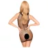 Penthouse - Robe résille Y sexy - noire