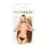 Penthouse - string ouvert en dentelle avec nœud - noir - L/XL