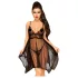 Penthouse - Robe lingerie en dentelle avec string - noir - L/XL