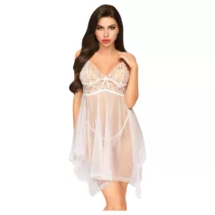   Penthouse - ensemble nuisette en dentelle et string - blanc - M/L