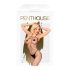 Penthouse - body résille ouvert - combinaison noire