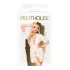 Penthouse Hypnotic Power - nuisette courte en dentelle et string - blanc