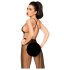 Penthouse Best Forplay - Body en Dentelle avec Écharpe en Tulle (Noir) - L/XL