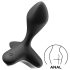 Satisfyer Game Changer - vibromasseur anal rechargeable - silicone noir