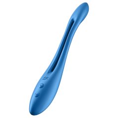   Satisfyer - vibromasseur couple flexible rechargeable - silicone bleu