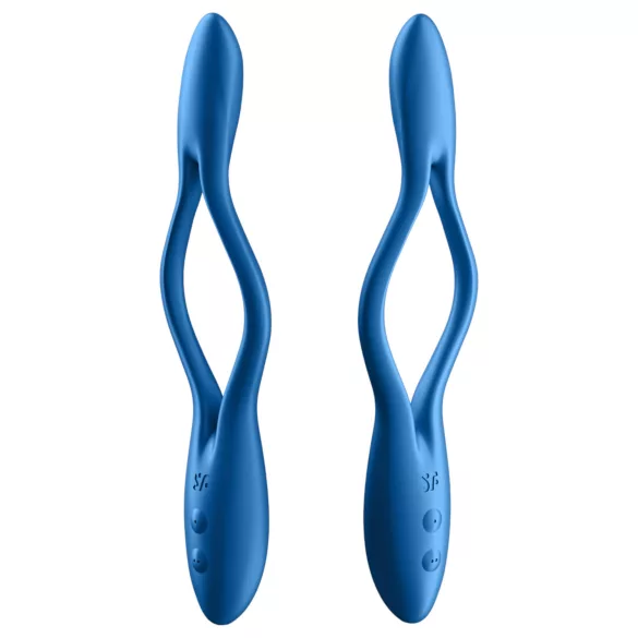 Satisfyer - vibromasseur couple flexible rechargeable - silicone bleu